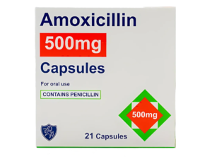 Amoxicillin 500mg Capsules (Pack Size 21)