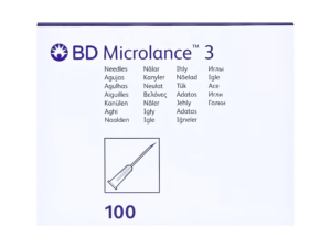 BD Microlance 3 Needles Blue 23g x 1.25" x 100
